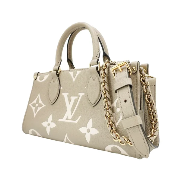 Louis Vuitton OnTheGo East West 雙色壓花牛皮手提斜背二用包：圖片 4