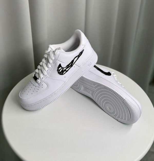 Nike AF1 猛毒液態黑 運動鞋